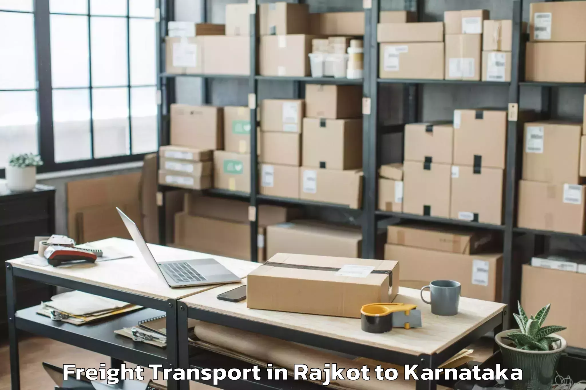 Discover Rajkot to Hangal Freight Transport